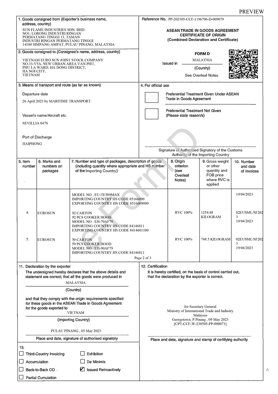 Ảnh chứng nhận CO-509max+AF79