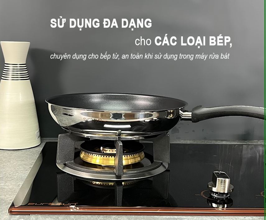 sử dụng đa dạng cho các loại bếp, sử dụng được trong máy rửa bát