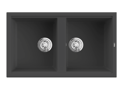 Chậu rửa bát đá Konox Phoenix 860 Black