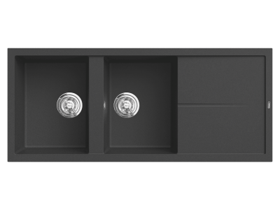 Chậu rửa bát Konox đá Livello 1160 Black