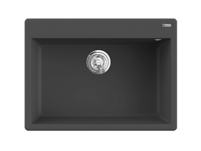 Chậu rửa bát đá Konox  Ruvita 680 Black