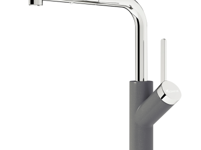 Vòi rửa bát Konox rút dây Artan Grey