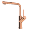 Vòi rửa bát Konox rút dây Artan Rose Gold