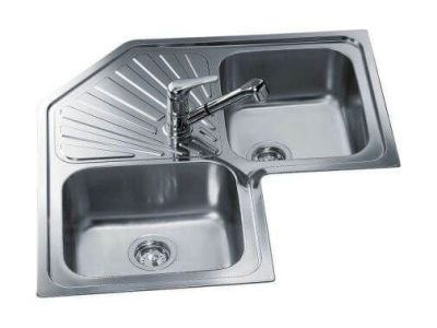 Chậu rửa bát dương bàn bếp TEKA ANGULAR 2B