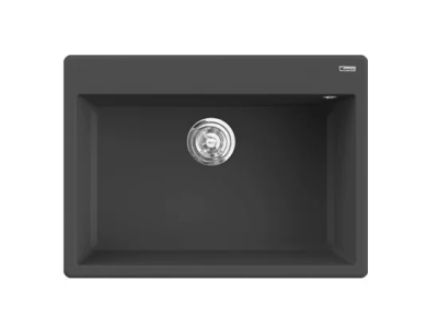 Chậu rửa bát đá Konox Granite Ruvita 680 Black