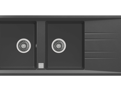 Chậu rửa Teka STONE 80 B-TG 2B 1D Black