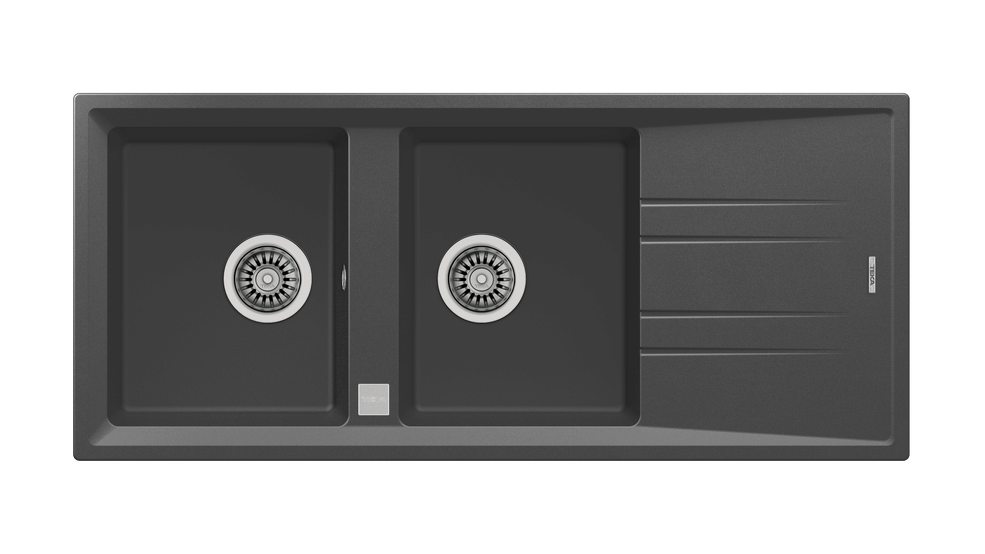 Chậu rửa Teka STONE 80 B-TG 2B 1D Black