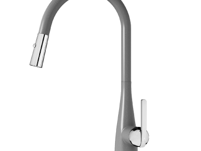 Vòi rửa bát konox rút dây Curva Grey