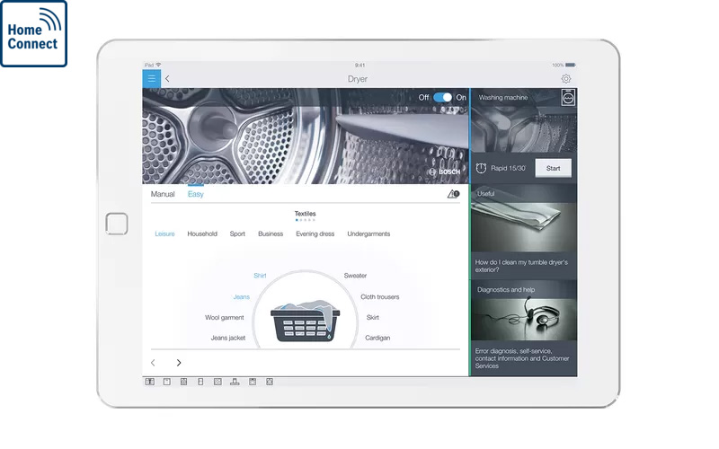 Máy sấy Bosch WTX87M20 Homeconnect