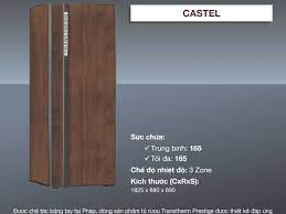 Tủ rượu Electrolux Transtherm Castel