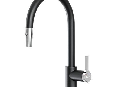 Vòi rửa bát dây rút Alto Black