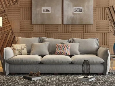 Ghế sofa văng đệm vải V29