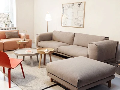 Ghế sofa văng đệm vải V27