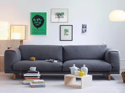 Ghế sofa văng đệm vải V27