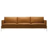 Ghế sofa văng đệm da Italia V23