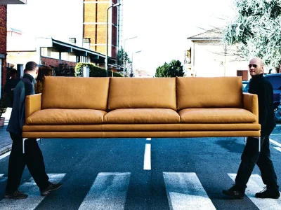 Ghế sofa văng đệm da Italia V23