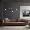 Ghế sofa văng đệm da Italia V22