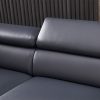 Sofa góc chữ L bọc da cao cấp Pula L37