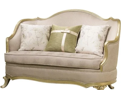 Ghế sofa văng da cao cấp tân cổ điển V47