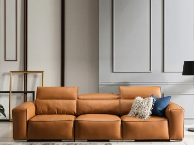 Ghế sofa văng đệm da V26