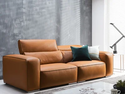 Ghế sofa văng đệm da V26