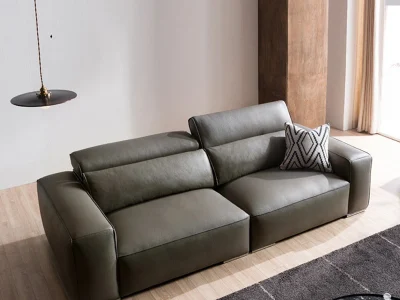 Ghế sofa văng đệm da V26