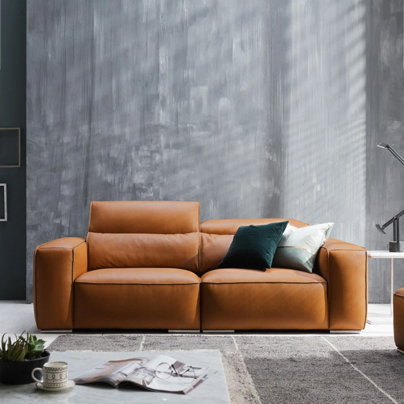 Ghế sofa văng đệm da V26