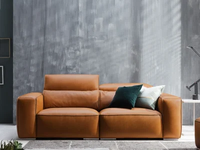 Ghế sofa văng đệm da V26