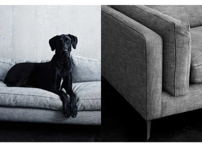 Ghế sofa văng vải thô V30