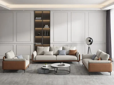 Ghế sofa văng da hiện đại V51