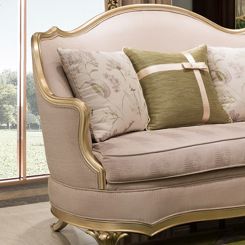 Ghế sofa văng da cao cấp tân cổ điển V47