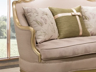 Ghế sofa văng da cao cấp tân cổ điển V47