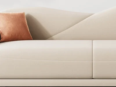 Sofa văng đệm vải nỉ mịn V60