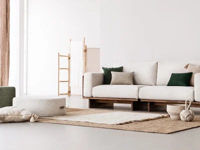 Sofa văng viền gỗ V62