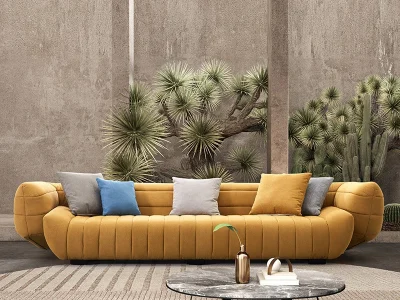 Ghế sofa văng quả bí đệm vải V41