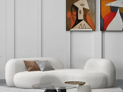 Ghế sofa văng vải hiện đại V32