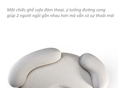 Ghế sofa văng vải hiện đại V32