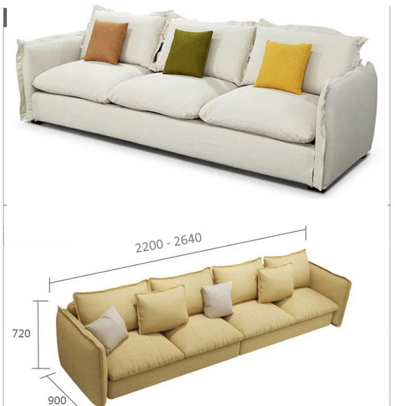 Ghế sofa văng đệm vải V29