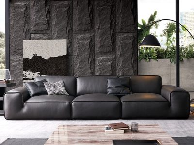 Sofa da bò Ý nhập khẩu cao cấp Pula Avenue (V83)