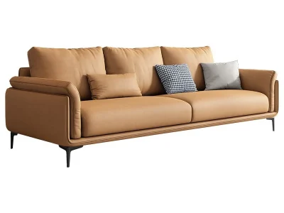 Ghế sofa văng da hiện đại V51