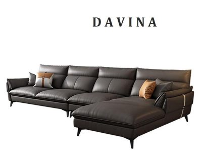 Sofa da bò Italy cao cấp Pula Davina (L43)