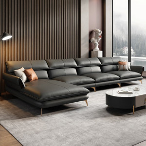 Sofa da bò Italy cao cấp Davina (L43)