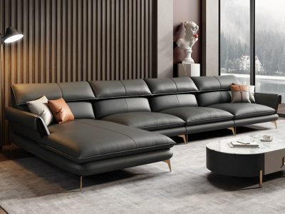 Sofa da bò Italy cao cấp Pula Davina (L43)