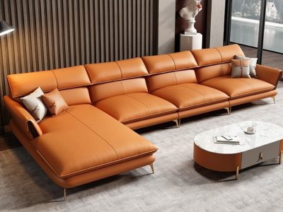 Sofa da bò Italy cao cấp Pula Davina (L43)