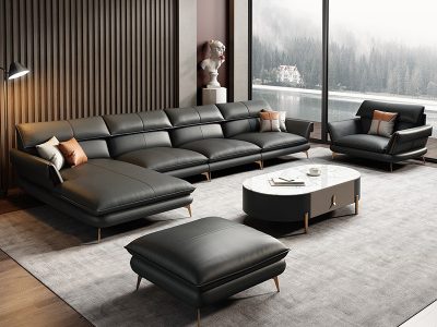 Sofa da bò Italy cao cấp Pula Davina (L43)