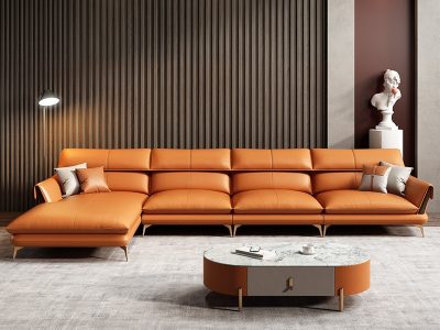 Sofa da bò Italy cao cấp Pula Davina (L43)