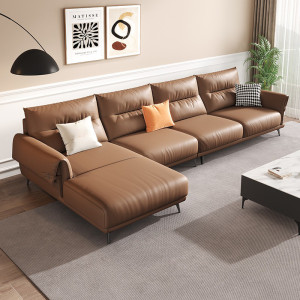 Sofa da bò thật Mastrotto Calista (L41) - Sofa góc tối ưu diện tích