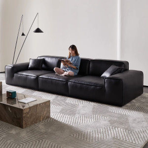 Sofa da bò Ý nhập khẩu cao cấp Avenue (V83)