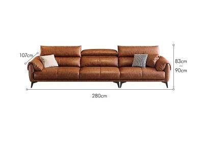 Sofa da cao cấp chống cháy Pula Benjamin (V69)