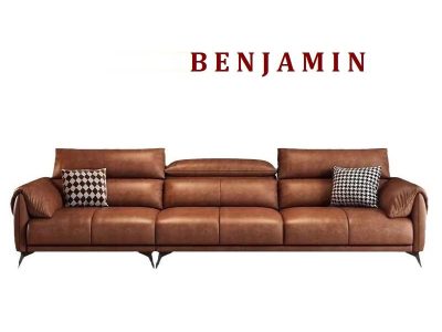 Sofa da cao cấp chống cháy Pula Benjamin (V69)
